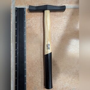 Bead Smith Artisan jewelry hammer with wood handle. 11" Handle